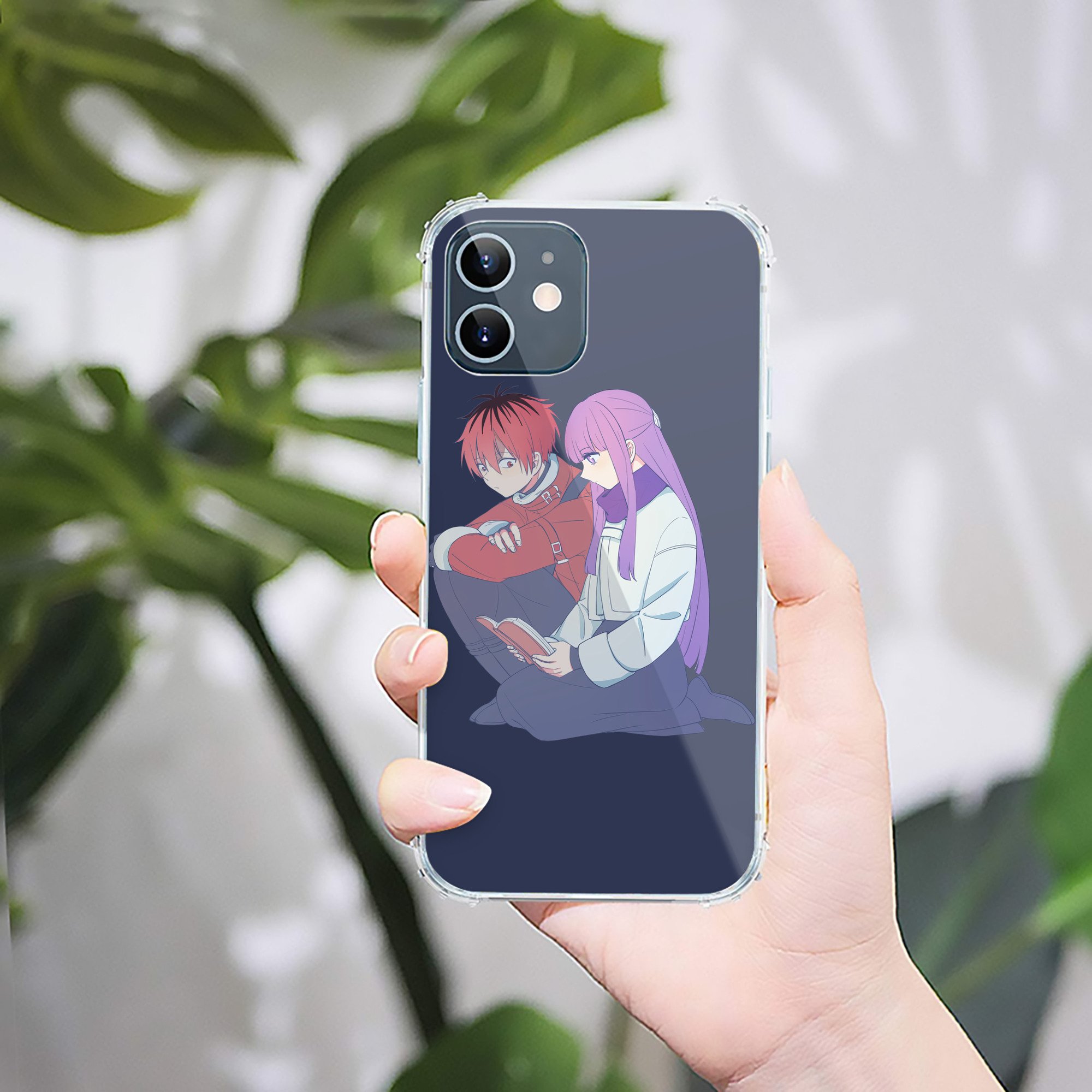 （画像用） 葬送のフリーレン Frieren 【iPhone 12シリーズ対応】透明スマホケース（クリアソフトケース）